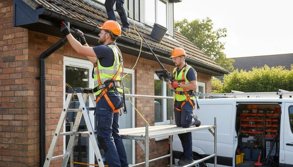 Greensboro, NC gutter repair by FX Remodeling & Exteriors for leaks, sagging sections, and storm damage